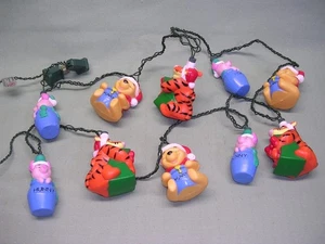 Winnie the Pooh & Friends - 10 cuerdas de luces - adorno de árbol de Navidad - Imagen 1 de 2