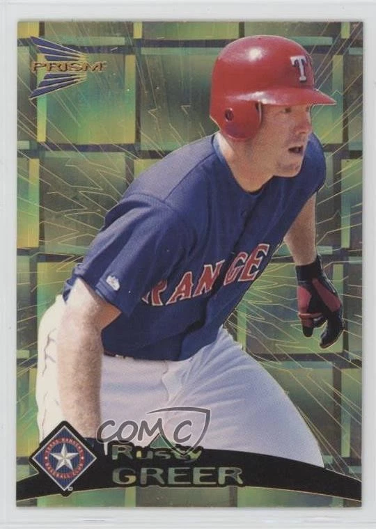 1999 Pacific Prism Holographic Gold Missing Serial Number Rusty Greer #143 - Image 1 of 2