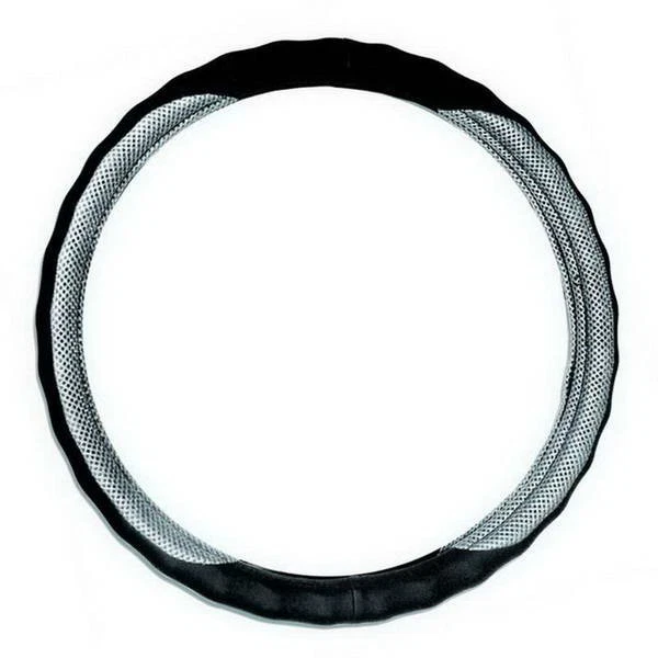 BC CORONA INT30160 Lenkradbezug Rutschfest Ø36-38cm Schwarz Grau Lenkradhülle - Bild 1 von 4