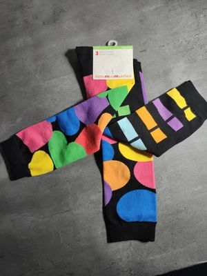 Little Miss Matched Girls Knee High 3 Single Socks That Don't Match for Girls - Image 1 of 4