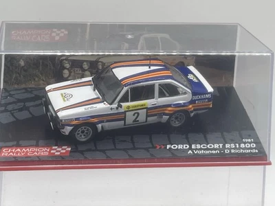 1/43 FORD ESCORT RS 1800 RALLY 1000 LAKES FINLAND 1981 ARI VATANEN ROTHMANS - Изображение 1 из 2