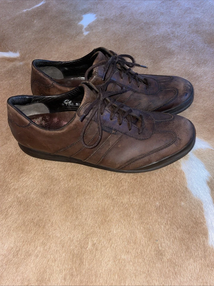 Повседневные туристические туфли Mephisto City черная кожа мужские размер США 12 EUC - Изображение 1 из 4