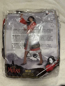 Disguise Licensed Disney Mulan Hero Red Dress Deluxe Adult Women Costume M (8-10 - Picture 1 of 3