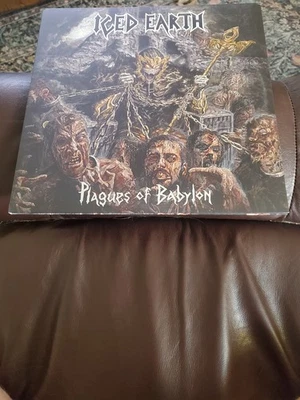ICED EARTH-PLAGUES OF BABYLON SILVER VINYL 2014 - Image 1 of 4
