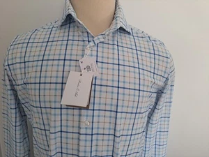 PORTER & ASH LUXUS KINETIC STRETCH HERREN NEU SLIM FIT FREIZEIT HEMD GR L - Bild 1 von 18