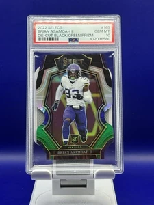 2022 Select #165 Brain Asamoah II ROOKIE DIE-CUT Black Green Prizm PSA 10 POP 1 - Picture 1 of 3
