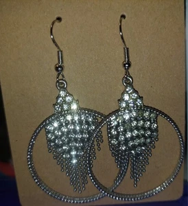 Boucles d'oreilles pendantes pour femme 3" - Photo 1/3