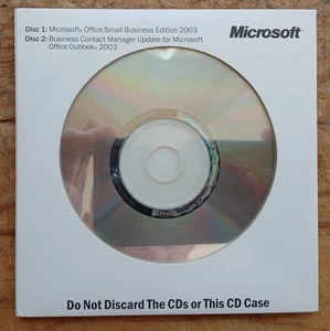Windows Win Microsoft Office, Small Business Edition 2003, Set mit 2 CDs - Bild 1 von 3