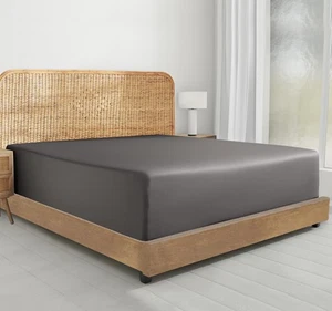 California Design Den 100% Bio Baumwolle Spannbettlaken Queen Size Only, Kühlend - Bild 1 von 7