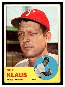 1963 Topps Baseball #551 Billy Klaus 63TBB-03 - Picture 1 of 2