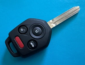OEM 2017-2029 SUBARU LEGACY REMOTE HEAD KEY CWTB1G077 UNCUT "H" CHIP ~BLACK POD! - Picture 1 of 7