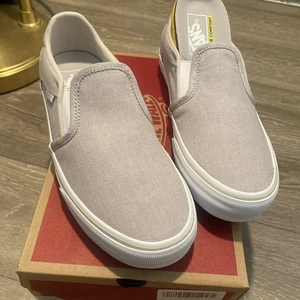 Vans Asher Deluxe Sommer Canvas taupe Damengröße 9 neu mit Karton - Bild 1 von 6