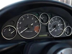 Fits Mazda MX-5 II NB Miata 1998-2005 5-Teilig Aluminium Tachoringe Tacho Ringe - Imagen 1 de 9