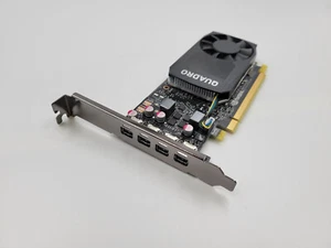 Nvidia Quadro P1000 4GB GDDR5 PCIe 4xMiniDP Graphics Card Dell P/N:0G7T21 Tested - Picture 1 of 4