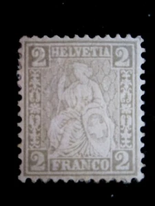 SWITZERLAND - SCOTT# 41 - MLH - CAT VAL $170.00 - Picture 1 of 2