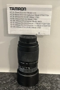 Tamron AF 70-300mm LD macro(1:2)  Camera Lens Nikon Mount - Picture 1 of 12