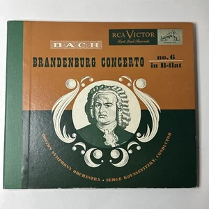Bach Brandenburg concerto no 6 in B flat RCA Victor Red Seal 1948 DM-1211 - Picture 1 of 9
