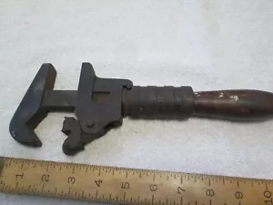 Llave Combinada "Obra Maestra" RARA - Bonney V&T Wks - Circa 1900 - Excelente Estado - Imagen 1 de 10