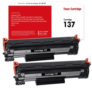 2PK CRG137 9435B001 for Canon 137 Toner  MF237w MF216n  MF226dn MF249dw MF217w - Picture 1 of 6