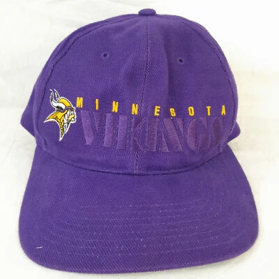 Minnesota Vikings Hat Cap Adjustable Twins Enterprises NFL Purple - Image 1 of 4