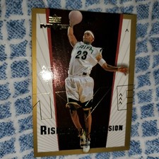 2003-04 UPPER DECK MVP GOLD LEBRON JAMES ROOKIE BASKETBALL CARD+FREE ROOKIE CARD