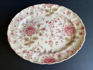 Johnson Bros. Rose Chintz 11 1/2” Oval Platter  Made in England - Picture 1 of 6