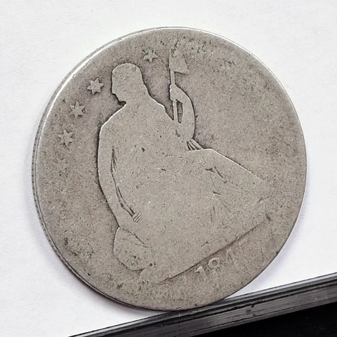 1847-O Liberty Seated Half Dollar - AG (49371-L) Cover