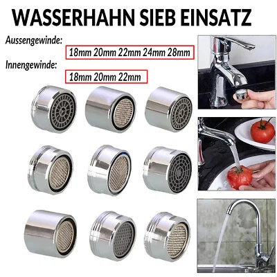 Perlator Strahlregler AG/IG Wasserhahn Sieb Einsatz Mischdüse Perlatoren Wasser - Bild 1 von 4
