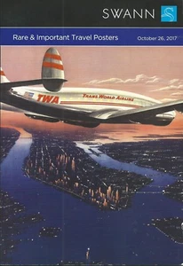 SWANN TRAVEL POSTERS MARINE SHIP RAILROAD AIR Broders Dupas Hill Klein Cat 17 - Imagen 1 de 1