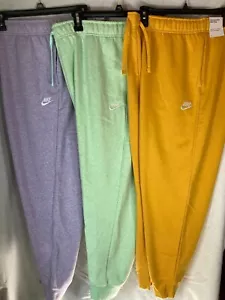 NWT Women's Regular & Plus Nike Sportswear Club Fleece Mid-Rise Joggers - Picture 1 of 31