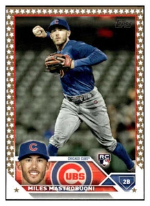 Miles Mastrobuoni RC 2023 Topps Gold Star Parallel #592 ROOKIE MLB Cubs ID:78417 - Picture 1 of 2