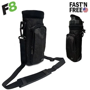 Water Bottle Holder Sling Hiking Pouch Tactical Utility Bag Adjustable 30 OZ - Picture 1 of 7