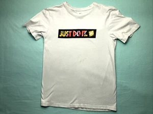nike just do it spell out t-shirt adult Small white - Picture 1 of 8