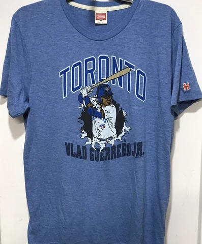 Homage Toronto Blue Jays VLAD GUERRERO JR. T-Shirt, Men M, MLB, 2021 MVP Cover