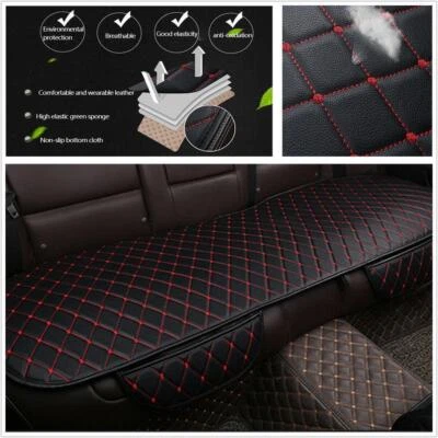 Car Rear Back Row Car Seat Cover Protector Mat Auto Chair Cushion Accessories - Image 1 of 4