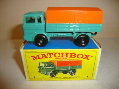 LESNEY MATCHBOX 1-75 1E MERCEDES TRUCK - NR MINT in original E4 BOX - Image 1 of 4