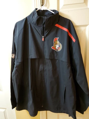 Fanatics NHL Full Zip MENS XL Ottawa Senators Black Cover