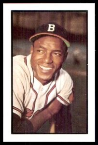 1983 Card Collectors 1953 Bowman Color Reprint Sam Jethroe Boston Braves #3 - Picture 1 of 2