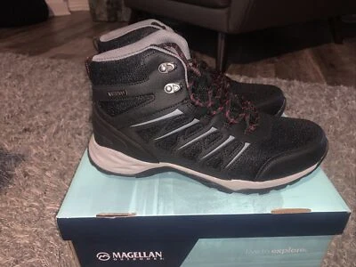 全新 男式 Magellan Outdoors Garner 登山靴 防水 记忆泡沫 尺码 13 — 第 1/4 张图片