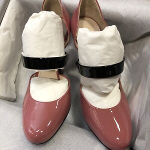 Bottega Veneta Rose Pink Women's Patent Leather Heels Uk6/39 RRP £510