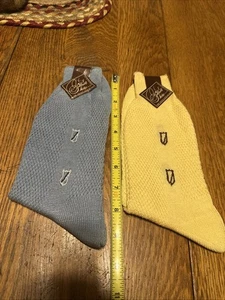 2 Paar Vintage Socken Gilbert Hose 50er mercerisiert Baumwolle weich Strick - Bild 1 von 24