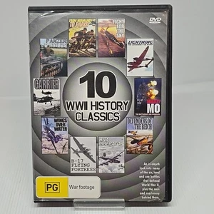 10 WWII History Classics DVD P-38, B-17, B-24 Panzer Tanks War - Picture 1 of 2