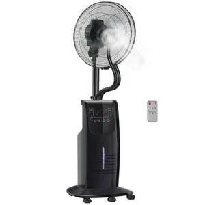 HOMCOM Ventilatore Nebulizzatore con Telecomando Timer 3 Velocità e 3 Funzioni - Foto 1 di 10
