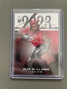 2024 Topps Serie 1 - 2023 Grandes éxitos Elly De La Cruz #23GH-25 (RC) - Imagen 1 de 2