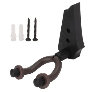 Guitar Wall Hanger Mount Adjustable Holder Hook Stand With Screws For Electr - Bild 1 von 22