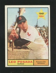 #39 LEO POSADA, Athletics - 1961 Topps: EX-MT+, pack fresh, good gloss 232358 - Bild 1 von 3