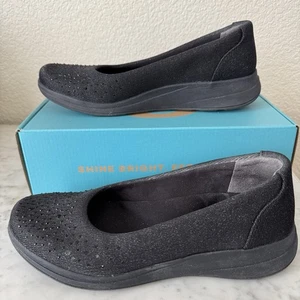 BZees Damen-Slipper 9W Golden Bright maschinenwaschbar schwarz - Bild 1 von 5