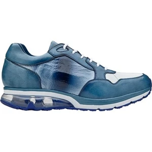 Belvedere Gino Men’s Genuine Ostrich Skin Sneakers - Picture 1 of 5