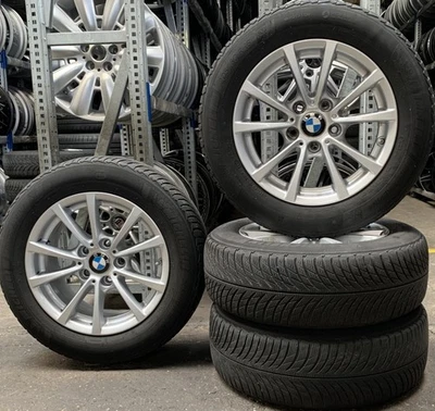 4x Original BMW Winterräder 205/60 R16 96H - für 3er F30 F31 1552 - Bild 1 von 3