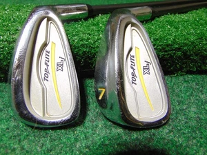 Top Flite XLj Junior Flex Golf 2 Club Set 7 Iron& 9-Iron -Ht 56"-62", Ages 9-12 - Picture 1 of 12